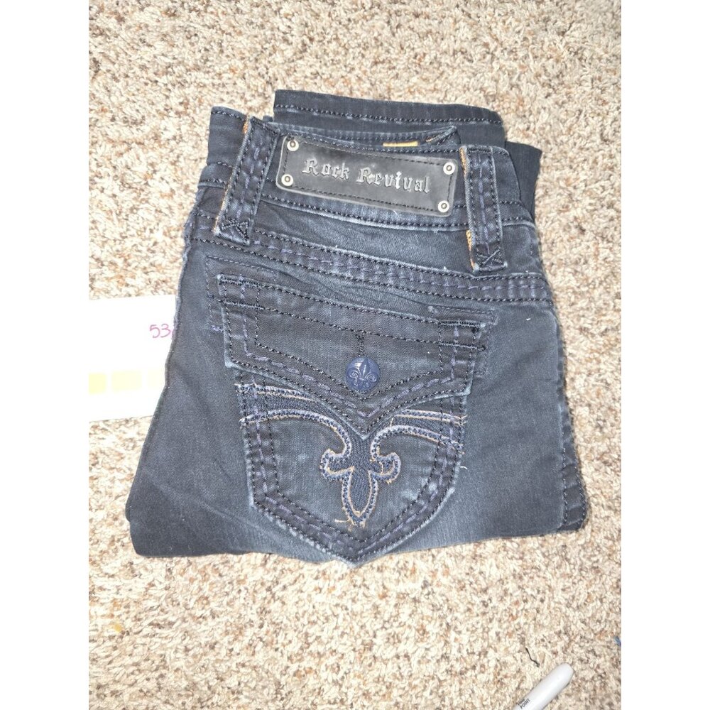 Womens Rock Revival Skinny Jeans Size 26/31' Inseam / Jen Skinny